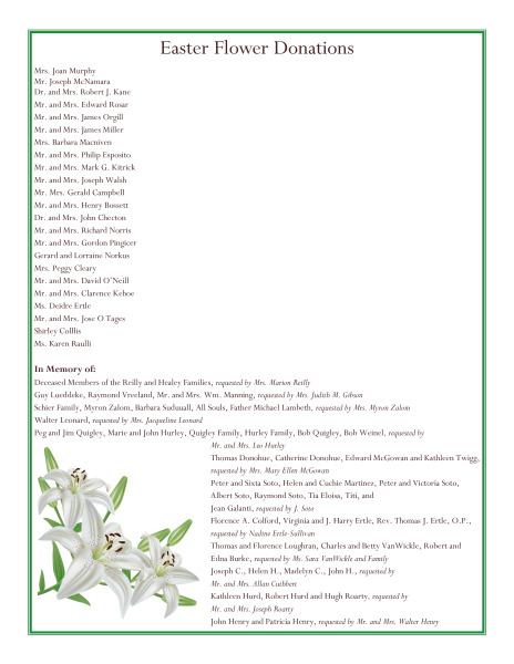 Easter Flowers 2023
